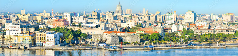 View of Old Havana including most of its landmarks