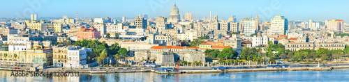 Photography View of Old Havana including most of its landmarks