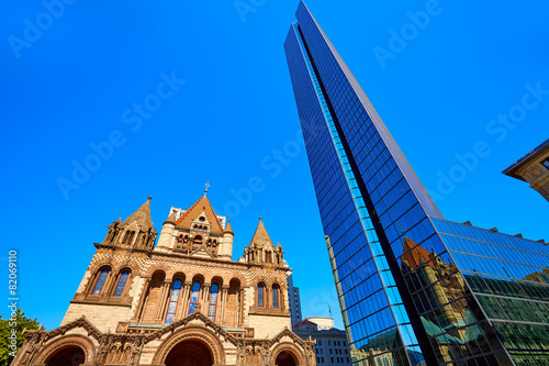 Boston Trinity Church at Copley Square photo