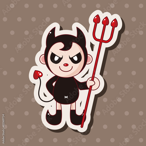 devil theme elements