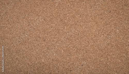Close up brown cork board texture