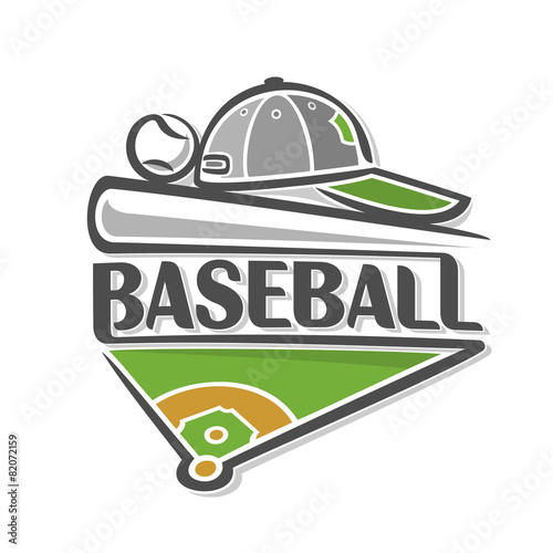 Abstract image on the theme of baseball