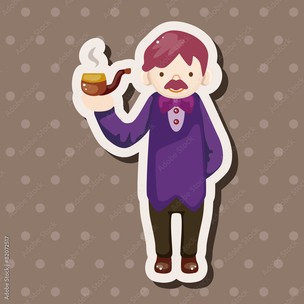 boy man cartoon theme elements boy man cartoon theme elements