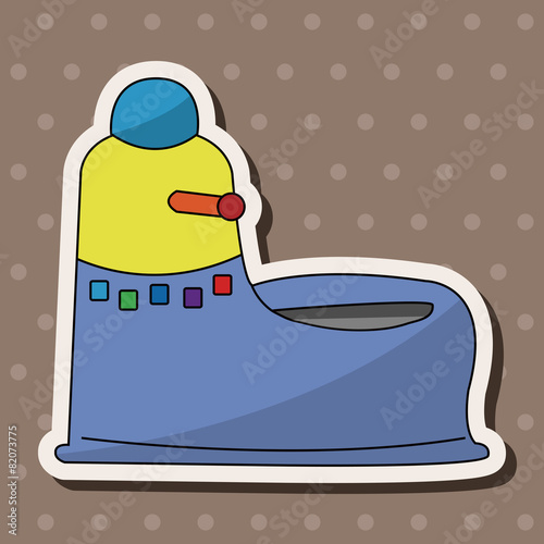 baby potty theme elements