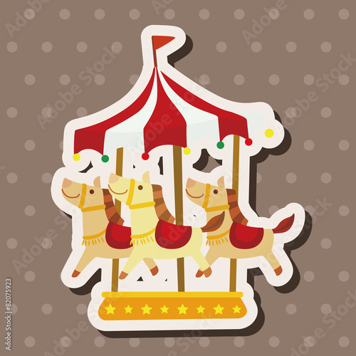 Amusement park facilities theme elements