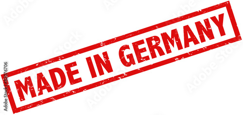 Made in Germany Stempel rot