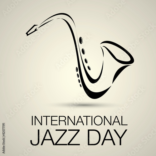 International jazz day vector
