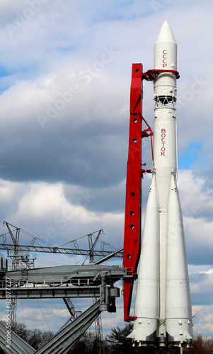 Fototapeta Naklejka Na Ścianę i Meble -  Rocket Vostok in Moscow