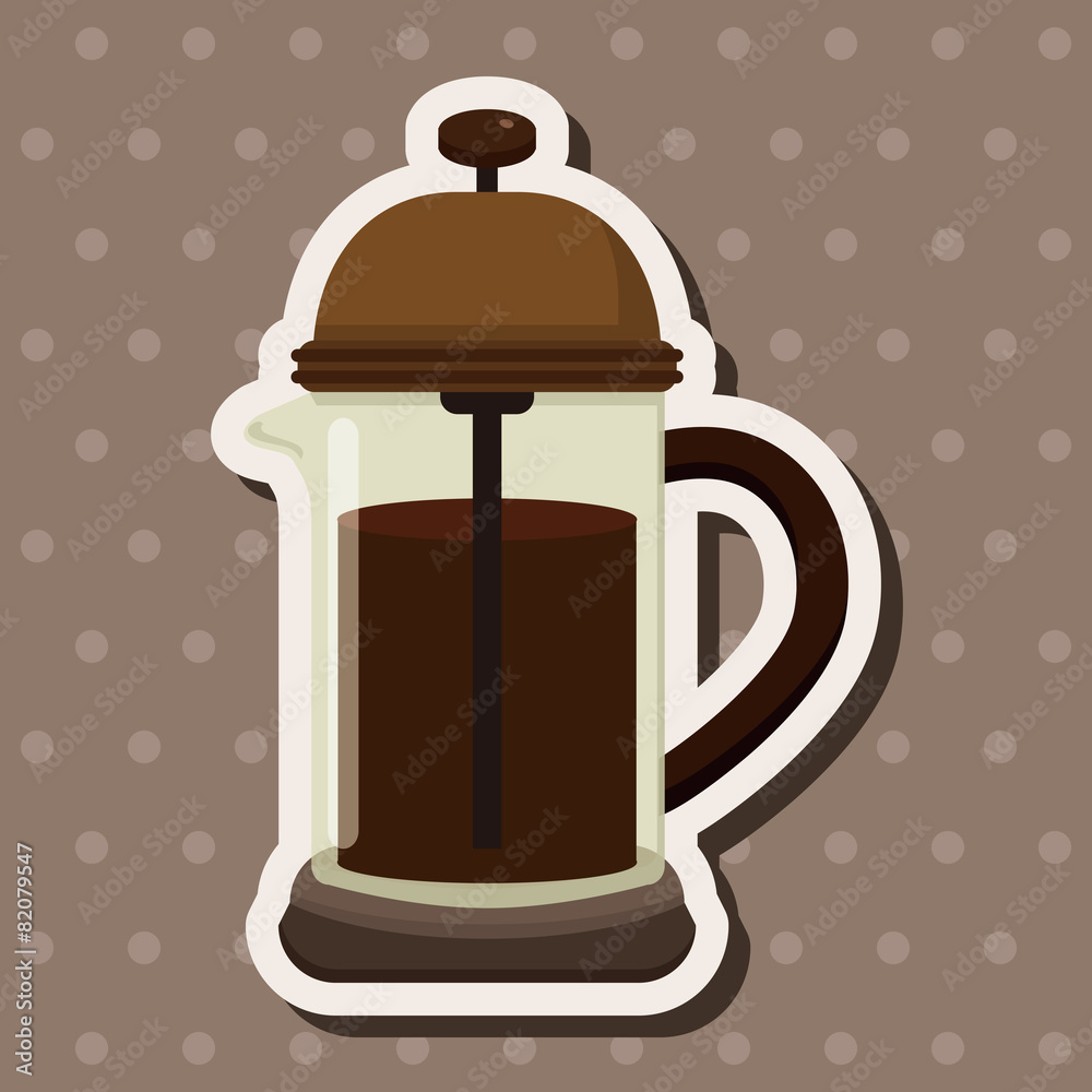coffee kettle theme elements