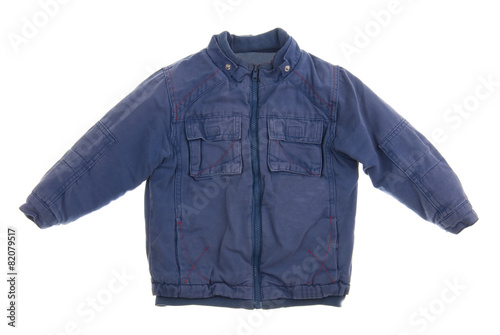 Children's jacket isolated on white background