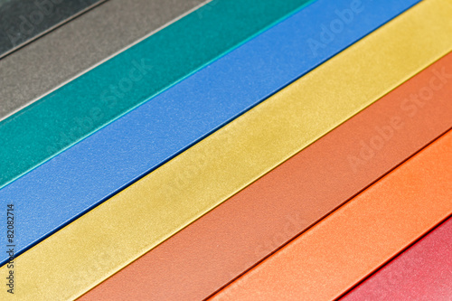 Metal background in rainbow colors.
