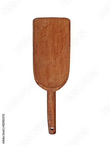 vintage wooden shovel