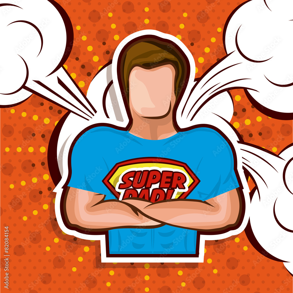 Obraz premium Fathers day design