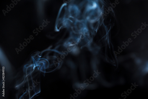 Mythical creature from smoke.