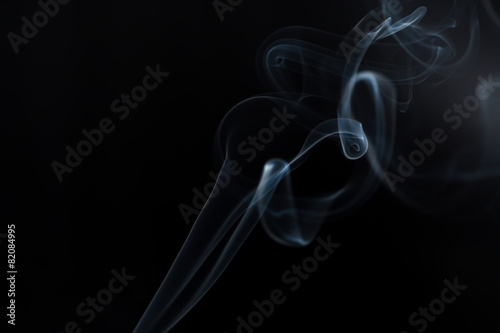 Mythical creature from smoke.