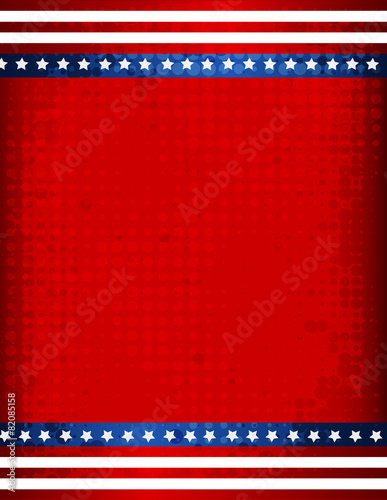 USA grunge frame / background