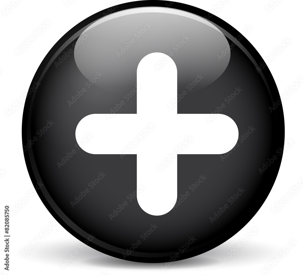 Obraz premium plus sign icon
