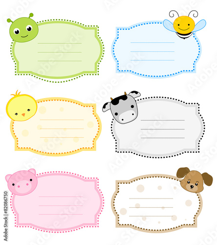 Printable kids name tags