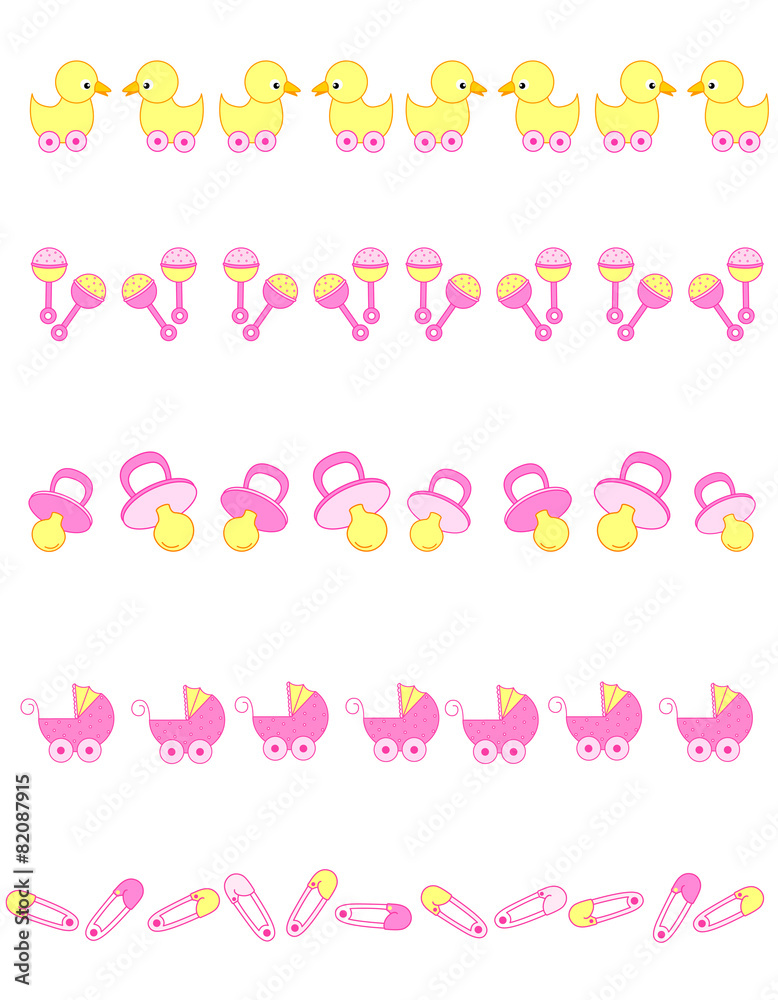 Baby girl dividers Baby girl dividers