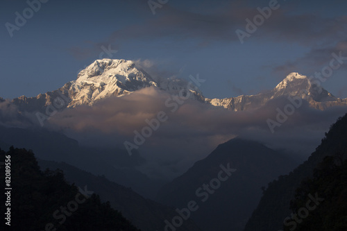 Annapurna I Himalaya Mountains in Nepal © danmir12