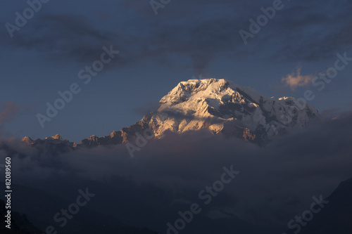 Annapurna I Himalaya Mountains in Nepal