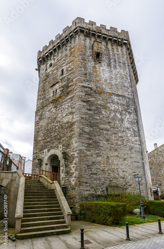 Andrade castle in the town of Vilalba, Lugo photo