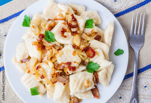 dumplings made of mashed potatoes