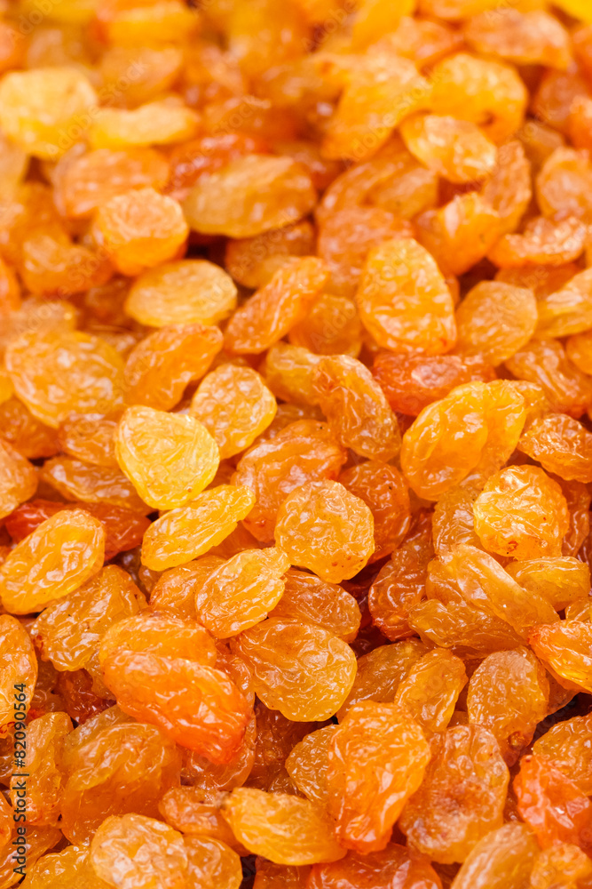 Tasty Golden Dried Raisins Heap Tasty Golden Dried Raisins Heap
