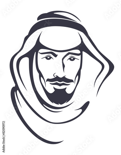 handsome arabian man