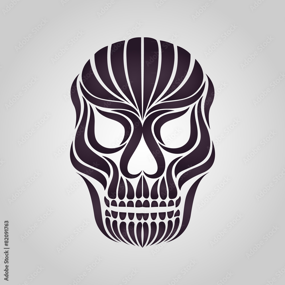 skull tattoo vector