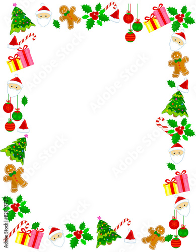 Christmas frame / border