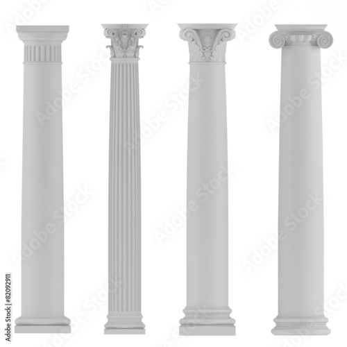 Architectural classic columns