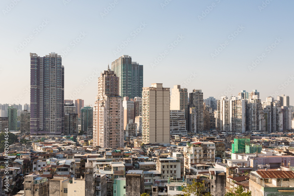 Fototapeta premium Macau residential high density
