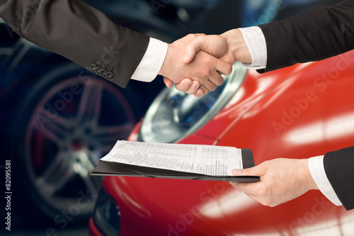 car salesperson and agreement