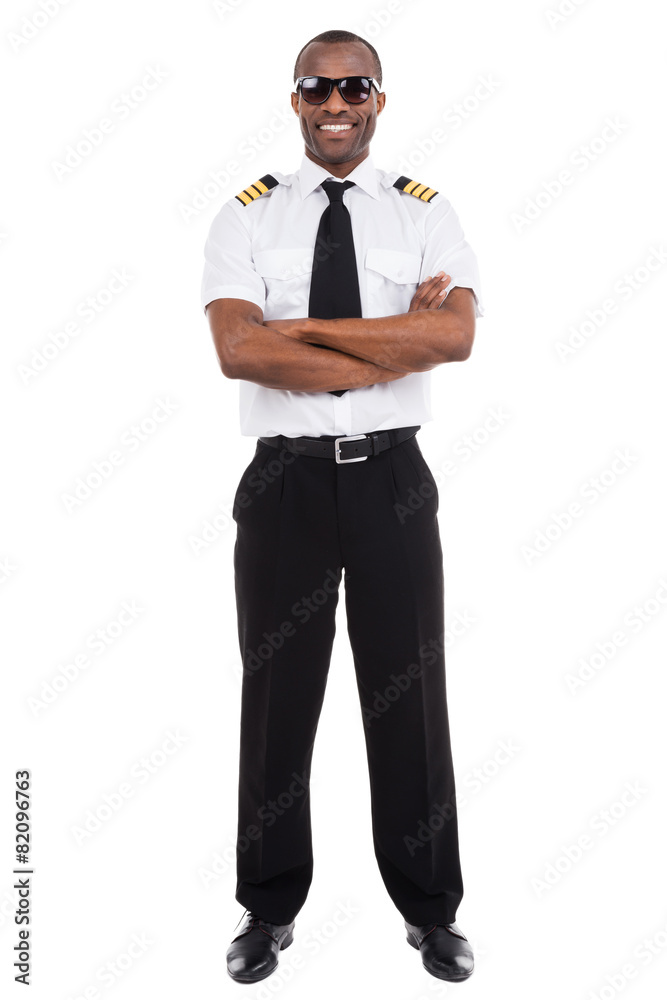 Confident pilot. Confident pilot.