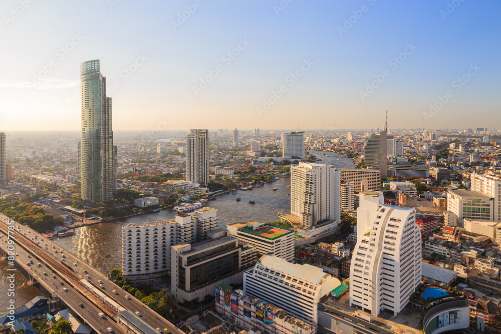 Fototapeta premium Bangkok Skyscrapers