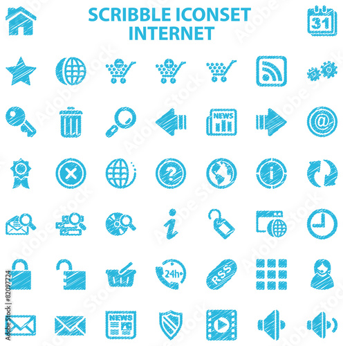 Scribble Iconset Internet