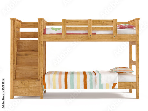 Konstfotografi Bunk bed isolated