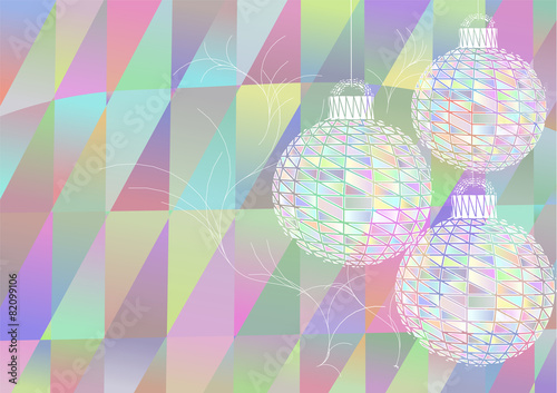 multicolor christmas balls