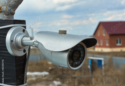 Camera surveillance security system. photo