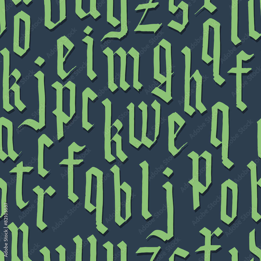 Gothic foun. Seamless vector wallpaper