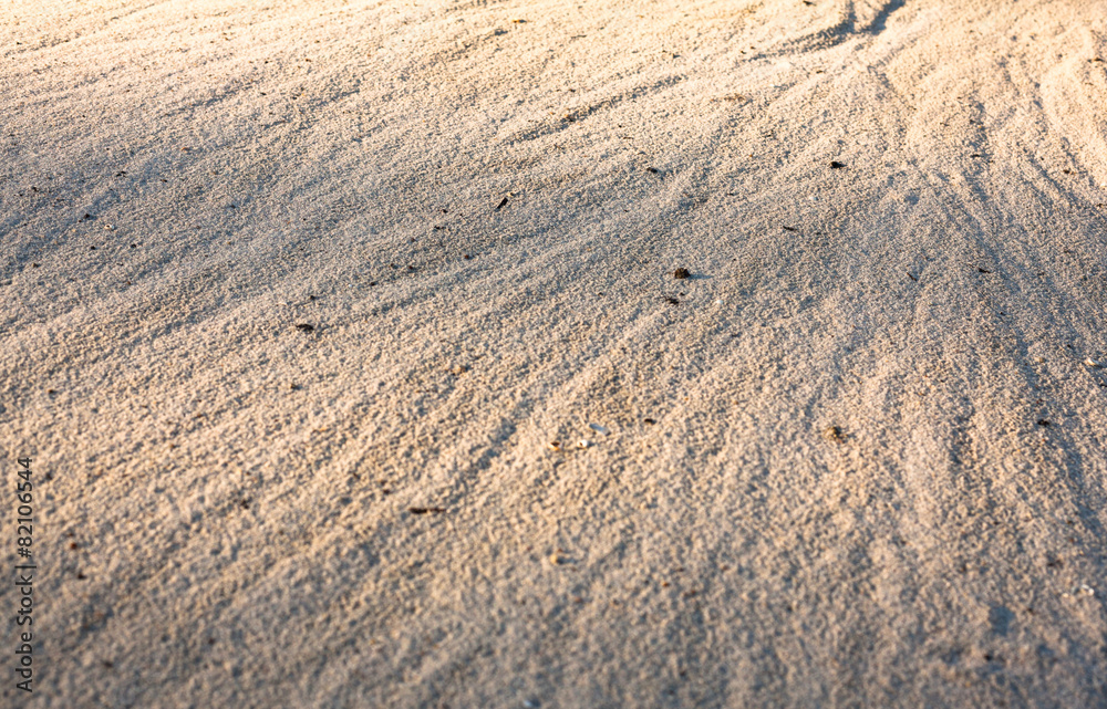 Sand surface after the rain Sand surface after the rain