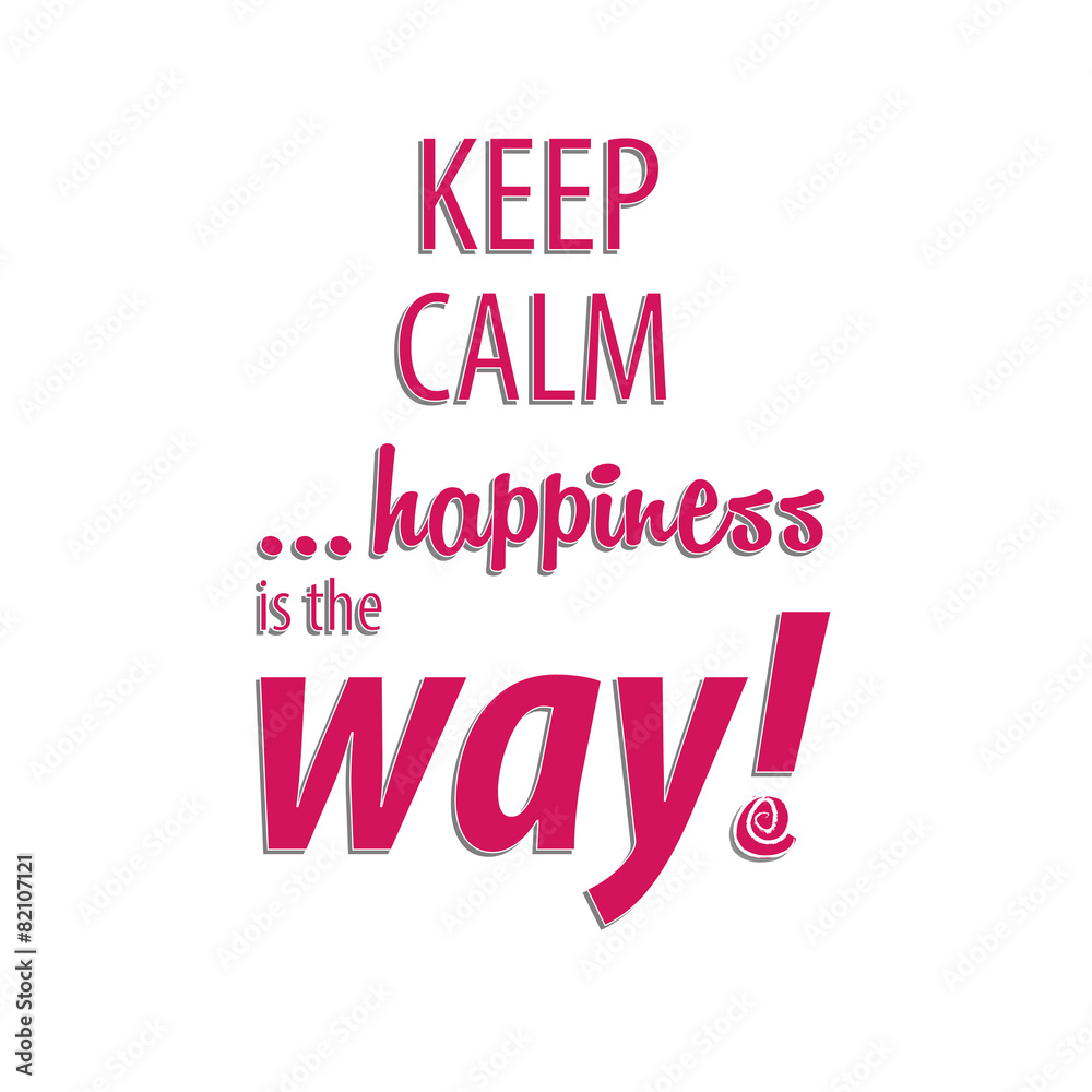 Happiness way card