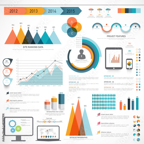 Set of Business Infographic elements.