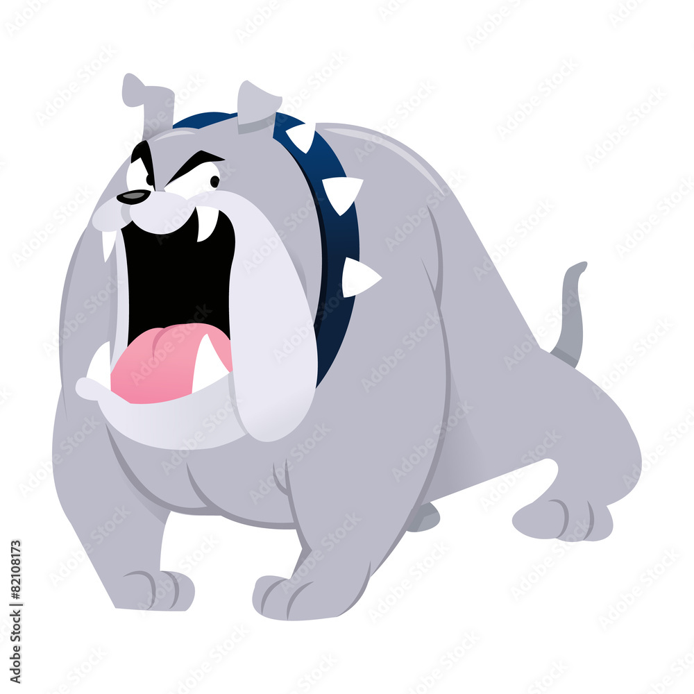 Fototapeta premium Cartoon Bull dog