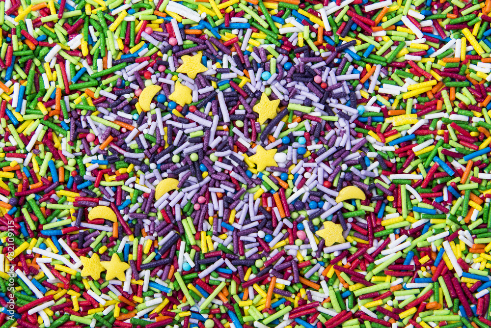 Mix of colorful Sugar powder background Mix of colorful Sugar powder background