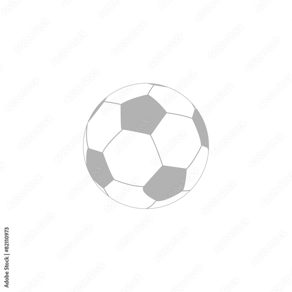 Simple icon soccer ball. Simple icon soccer ball.