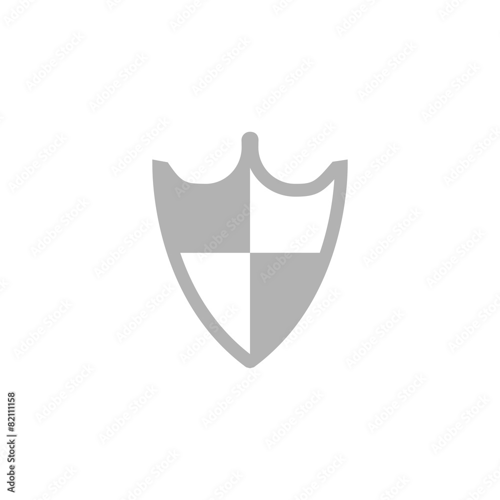 Simple icon shield. Simple icon shield.