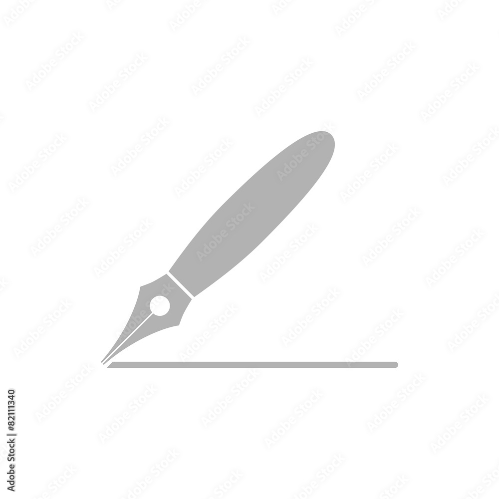 Simple icon pen trace of him. Simple icon pen trace of him.