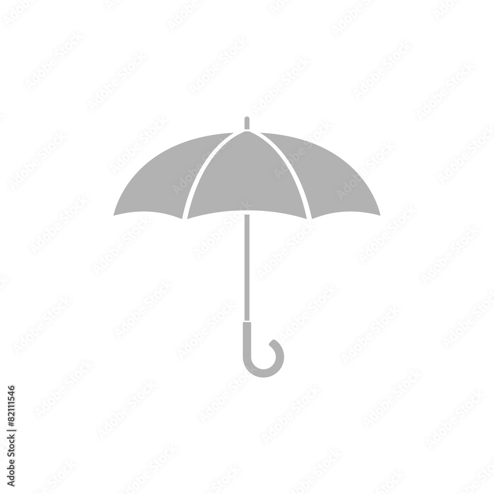 Simple icon umbrella. Simple icon umbrella.